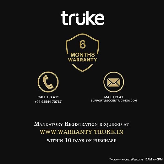 truke Fit Pro Bluetooth Truly Wireless in Ear Earbuds with Mic (Carbon Black) truke Fit Pro Bluetooth Truly Wireless in Ear Earbuds with Mic (Carbon Black)